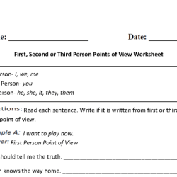 Point of view worksheet answers pdf