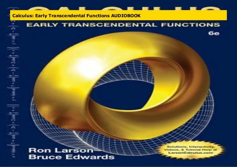 Calculus i early transcendental functions