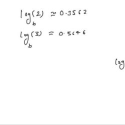 Approximate the logarithm using the properties of logarithms