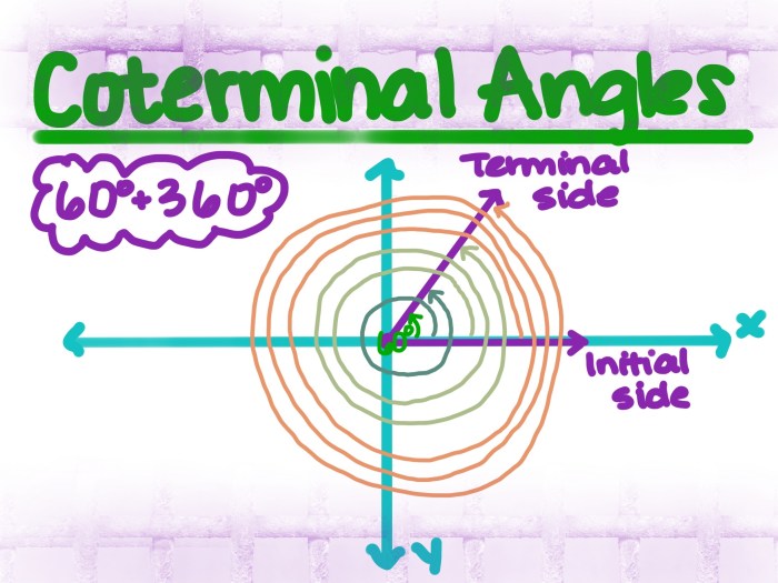 Coterminal angles and reference angles answer key